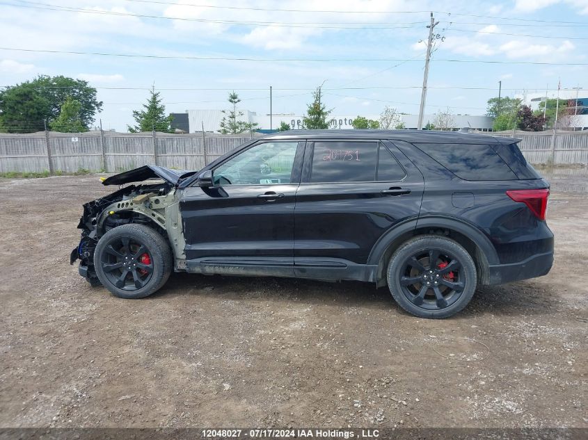 2021 Ford Explorer St VIN: 1FM5K8GC9MGB65178 Lot: 12048027