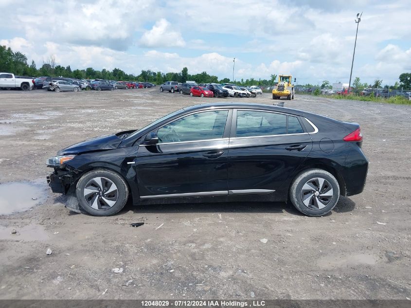 2019 Hyundai Ioniq Limited VIN: KMHC85LCXKU122266 Lot: 12048029