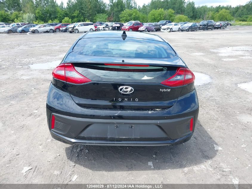 2019 Hyundai Ioniq Limited VIN: KMHC85LCXKU122266 Lot: 12048029