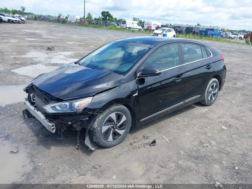 2019 Hyundai Ioniq Limited VIN: KMHC85LCXKU122266 Lot: 12048029