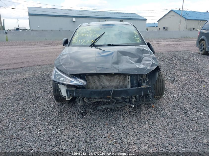 2019 Hyundai Elantra Sport VIN: KMHD04LB7KU889778 Lot: 12048033