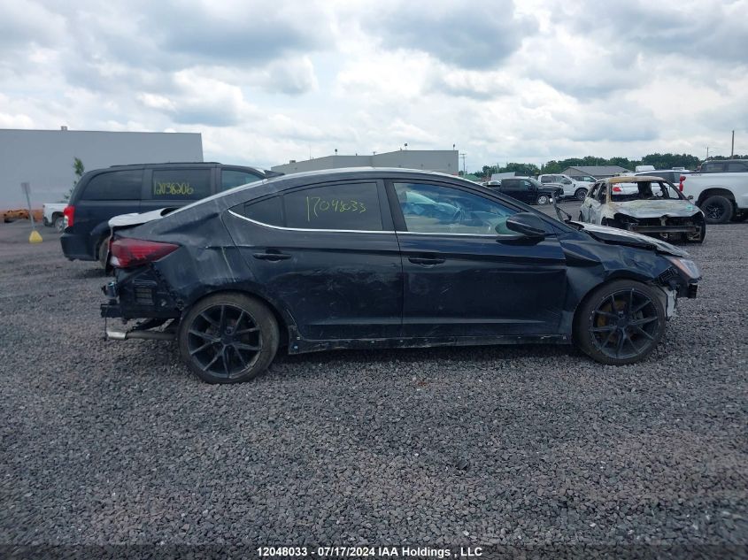 2019 Hyundai Elantra Sport VIN: KMHD04LB7KU889778 Lot: 12048033