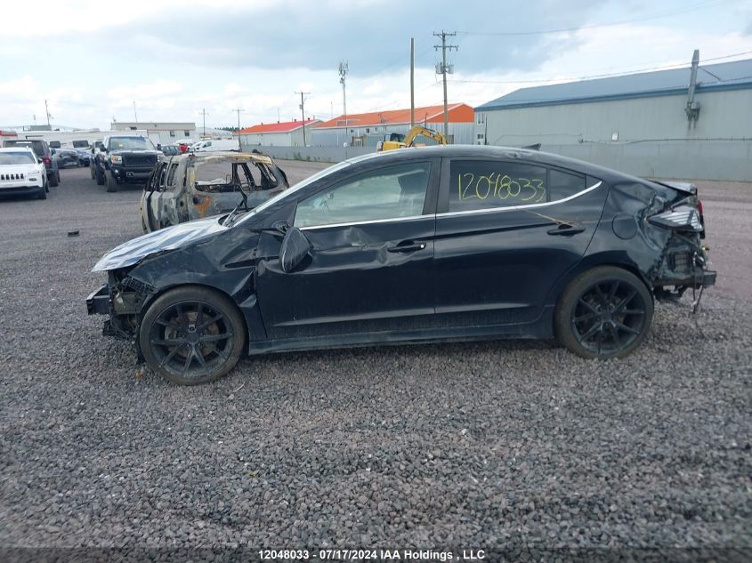 2019 Hyundai Elantra Sport VIN: KMHD04LB7KU889778 Lot: 12048033