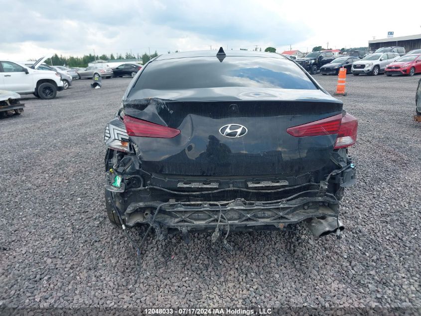 2019 Hyundai Elantra Sport VIN: KMHD04LB7KU889778 Lot: 12048033