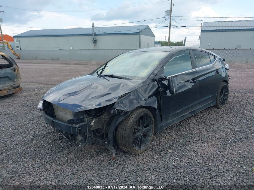 2019 Hyundai Elantra Sport VIN: KMHD04LB7KU889778 Lot: 12048033