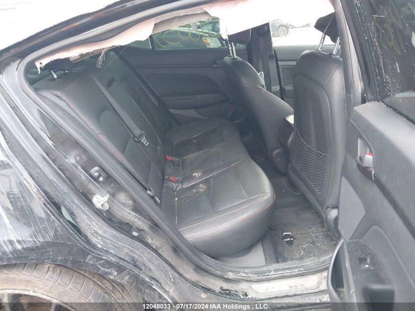 2019 Hyundai Elantra Sport VIN: KMHD04LB7KU889778 Lot: 12048033