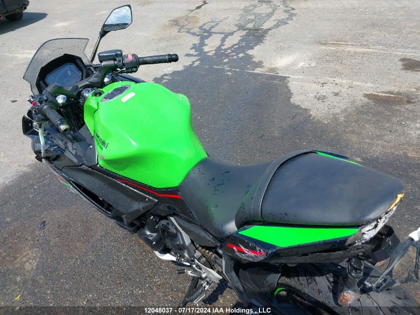 2022 Kawasaki Ex650 M VIN: ML5EXEM19NDA59983 Lot: 12048037