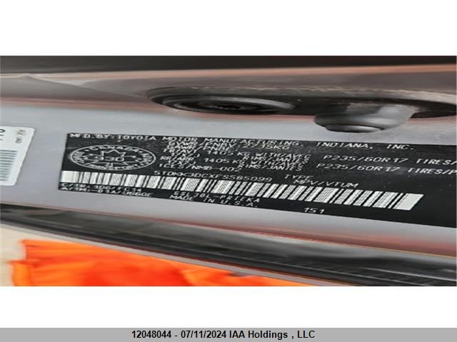 2015 Toyota Sienna VIN: 5TDKK3DCXFS585099 Lot: 12048044