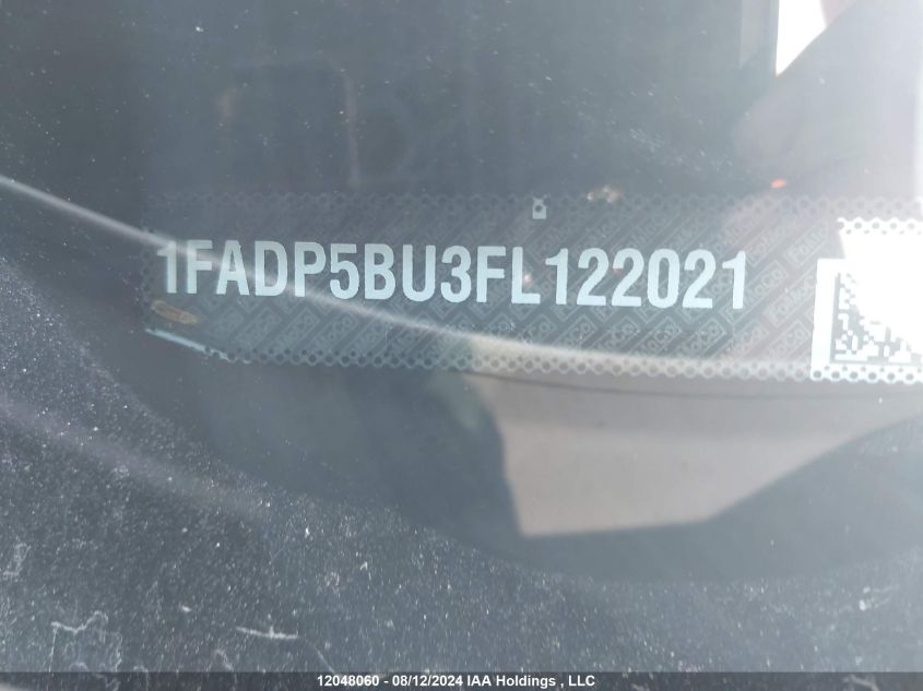2015 Ford C-Max Hybrid Sel VIN: 1FADP5BU3FL122021 Lot: 12048060