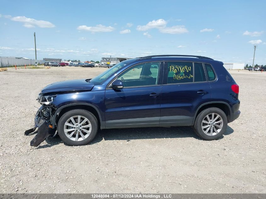 2015 Volkswagen Tiguan VIN: WVGJV7AX2FW581691 Lot: 12048084