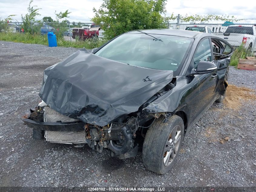 2018 Hyundai Elantra Sel/Value/Limited VIN: KMHD84LF7JU592746 Lot: 12048102