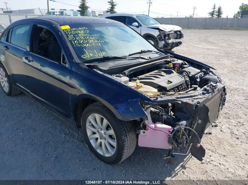 2014 Chrysler 200 Touring VIN: 1C3CCBBB4EN231660 Lot: 12048107