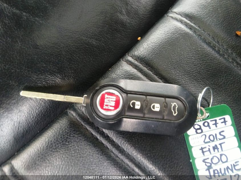 2015 Fiat 500 Lounge VIN: 3C3CFFCR8FT676950 Lot: 12048111