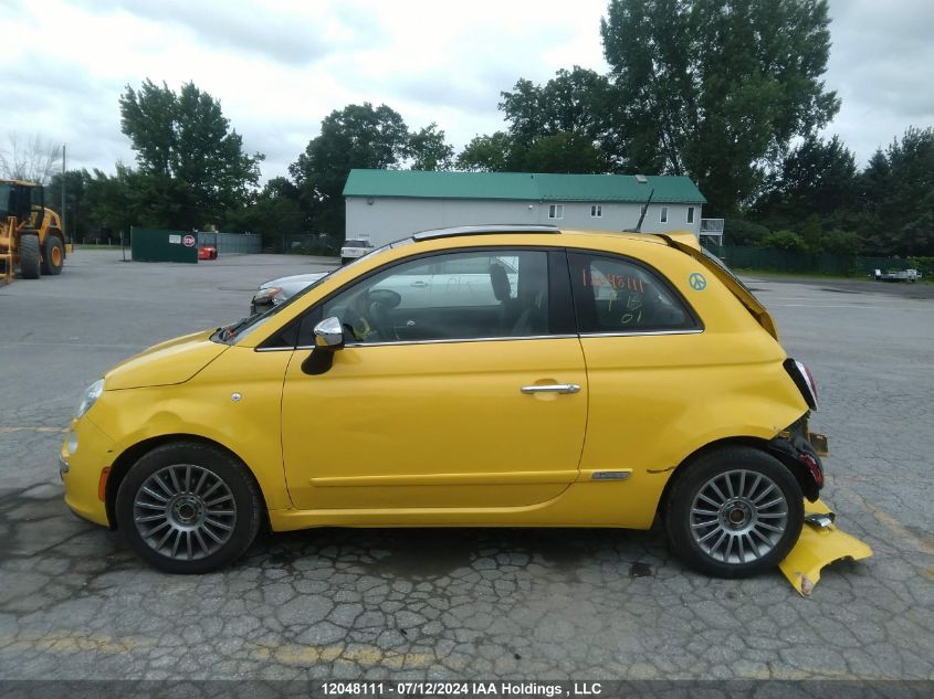 2015 Fiat 500 Lounge VIN: 3C3CFFCR8FT676950 Lot: 12048111