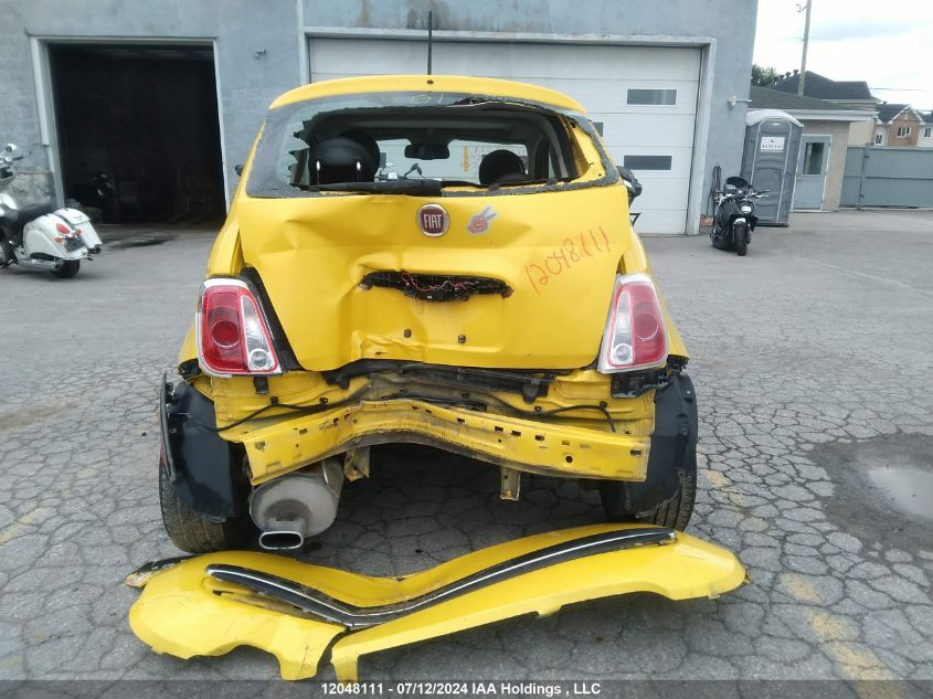 2015 Fiat 500 Lounge VIN: 3C3CFFCR8FT676950 Lot: 12048111