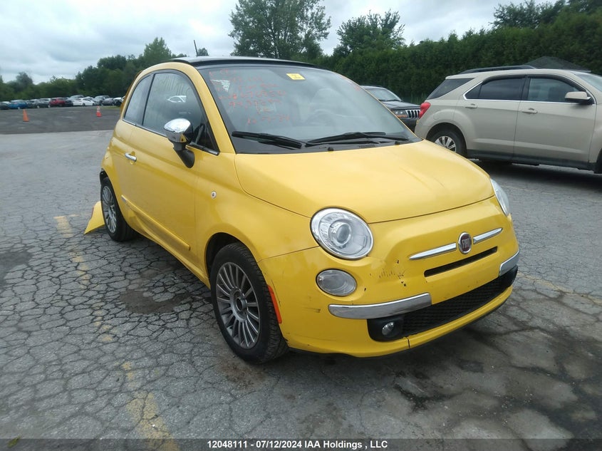 2015 Fiat 500 Lounge VIN: 3C3CFFCR8FT676950 Lot: 12048111