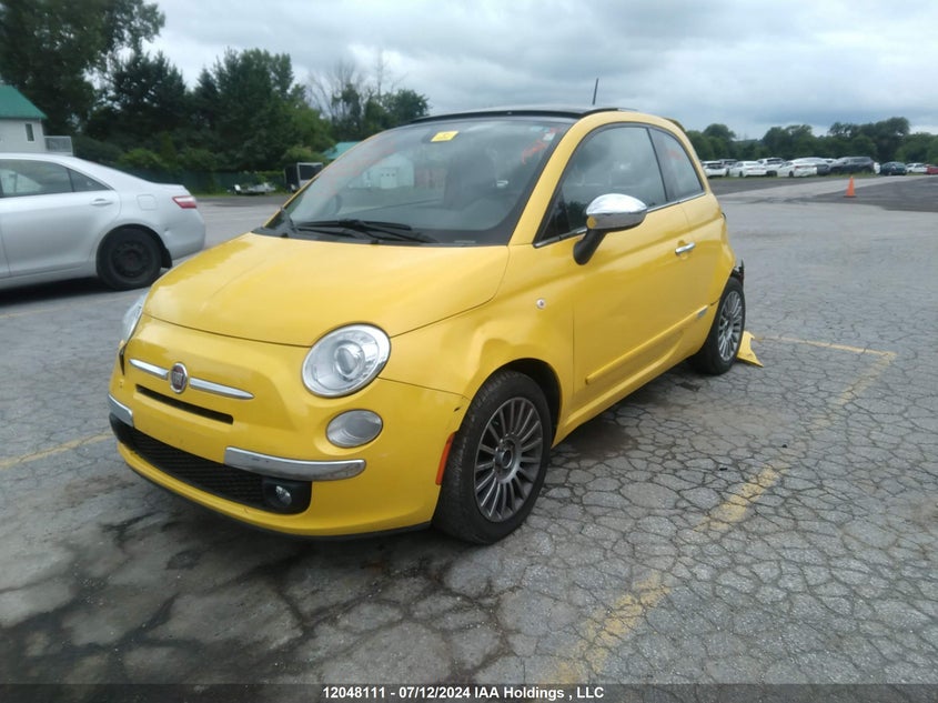 2015 Fiat 500 Lounge VIN: 3C3CFFCR8FT676950 Lot: 12048111