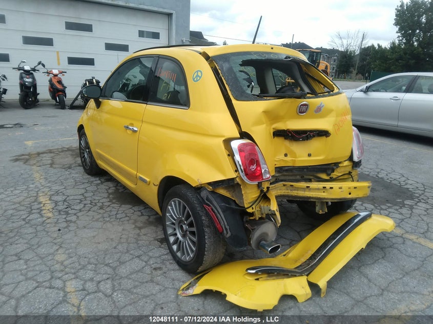 2015 Fiat 500 Lounge VIN: 3C3CFFCR8FT676950 Lot: 12048111