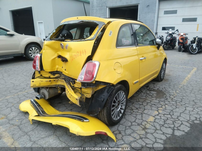 2015 Fiat 500 Lounge VIN: 3C3CFFCR8FT676950 Lot: 12048111