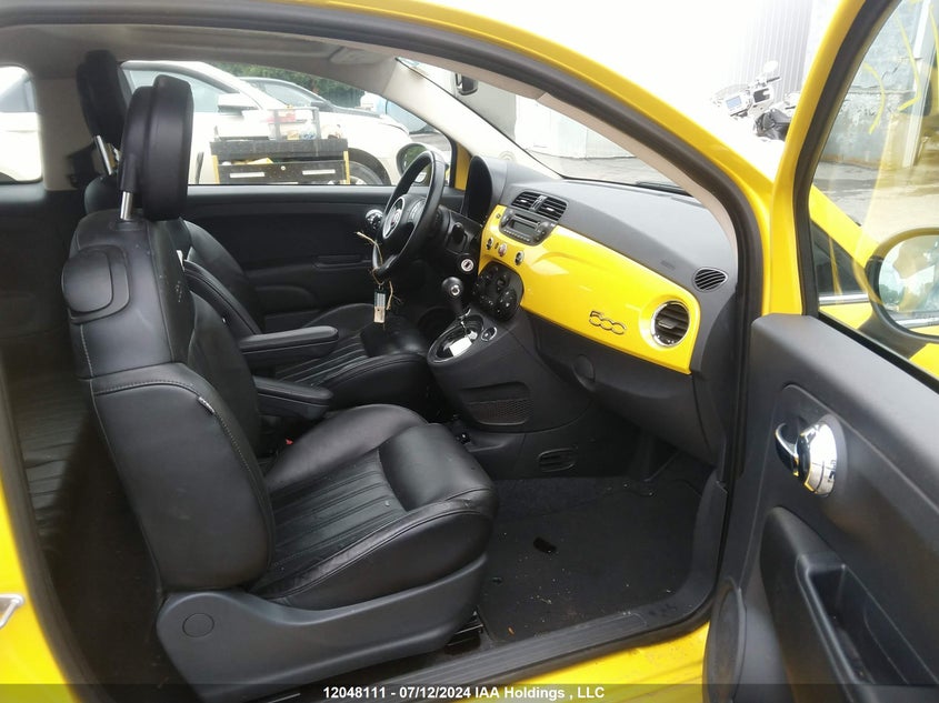 2015 Fiat 500 Lounge VIN: 3C3CFFCR8FT676950 Lot: 12048111