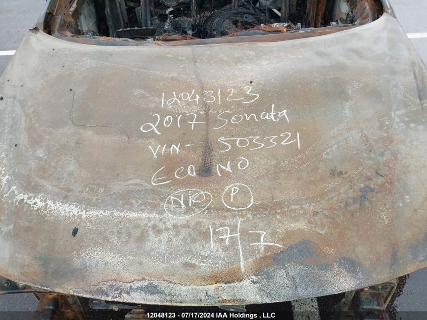 2017 Hyundai Sonata Limited VIN: 5NPE34AF5HH503321 Lot: 12048123
