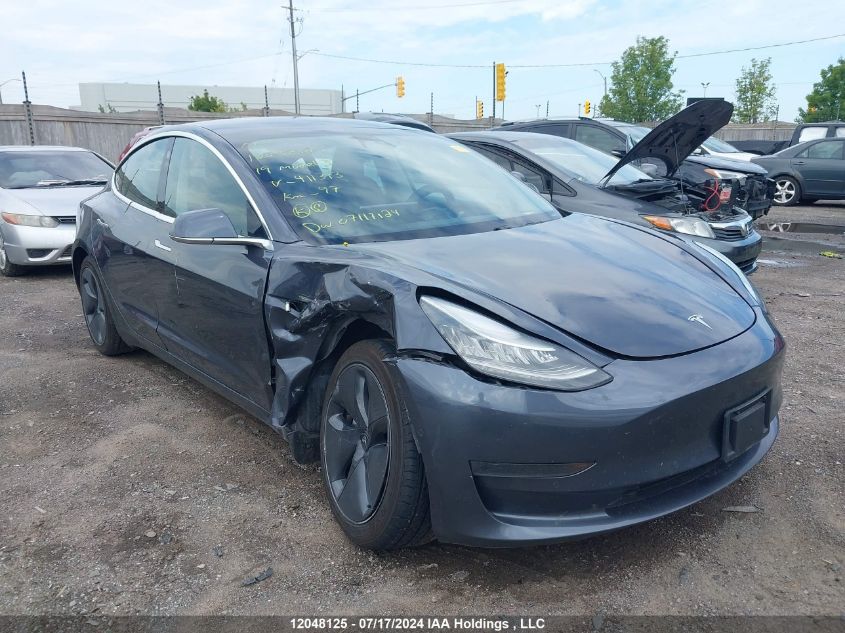 2019 Tesla Model 3 VIN: 5YJ3E1EA0KF411313 Lot: 12048125