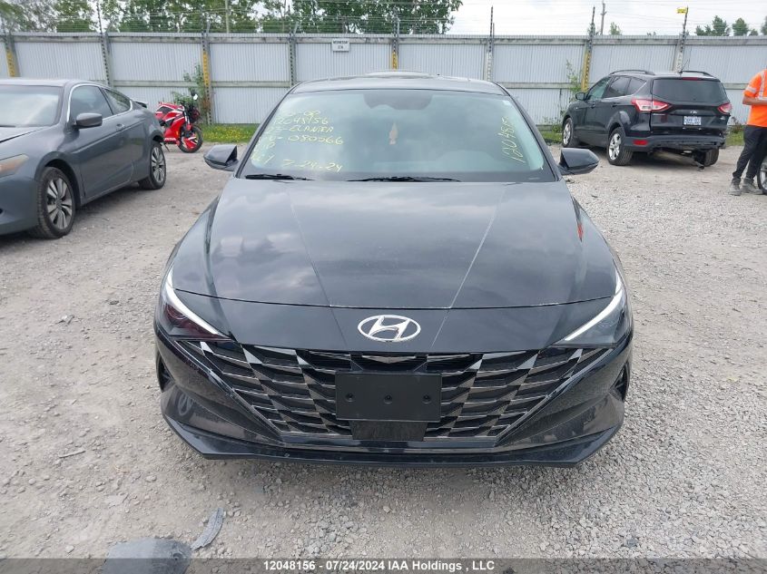 2023 Hyundai Elantra Hybrid Luxury VIN: KMHLN4AJ3PU080566 Lot: 12048156