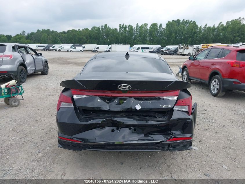 2023 Hyundai Elantra Hybrid Luxury VIN: KMHLN4AJ3PU080566 Lot: 12048156