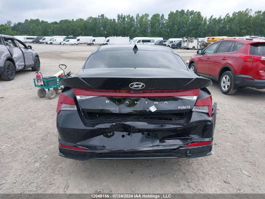 2023 Hyundai Elantra Hybrid Luxury VIN: KMHLN4AJ3PU080566 Lot: 12048156