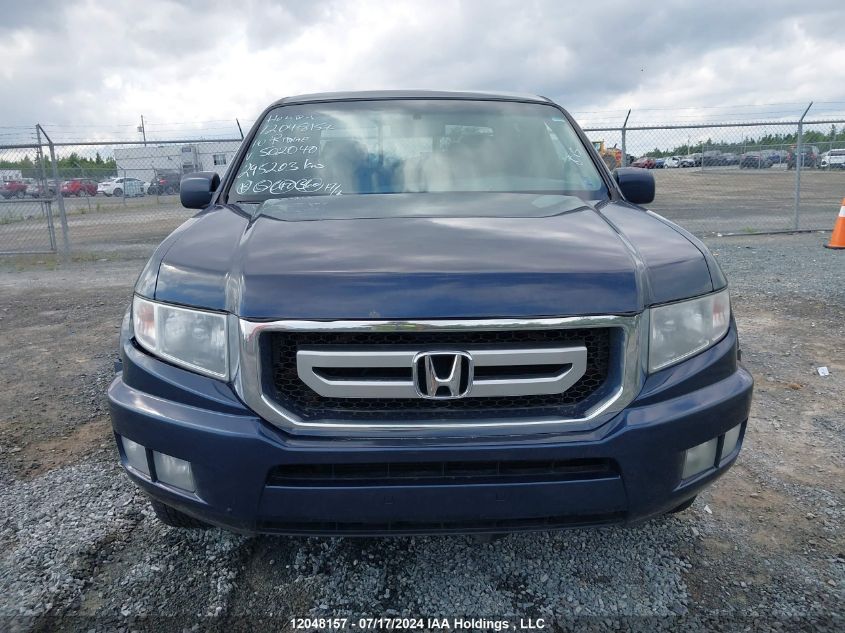 2010 Honda Ridgeline VIN: 5FPYK1F50AB502040 Lot: 12048157