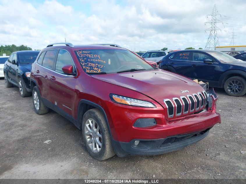 2016 Jeep Cherokee VIN: 1C4PJMCS4GW378247 Lot: 12048204