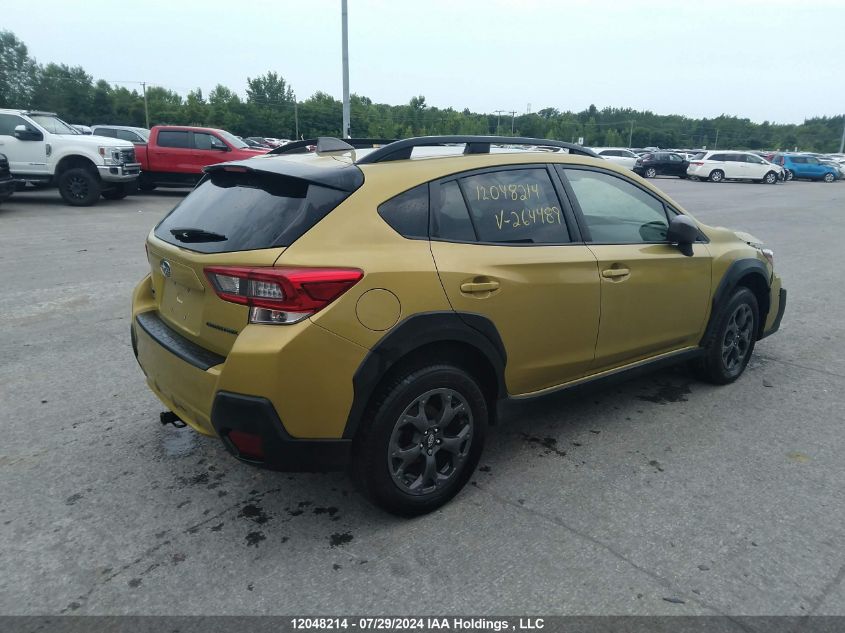 2021 Subaru Crosstrek Sport VIN: JF2GTHSCXMH264489 Lot: 12048214