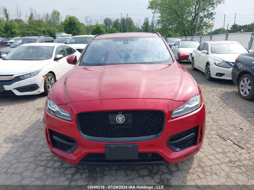 2017 Jaguar F-Pace VIN: SADCL2BVXHA060578 Lot: 12048218