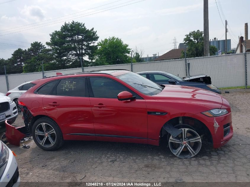 2017 Jaguar F-Pace VIN: SADCL2BVXHA060578 Lot: 12048218