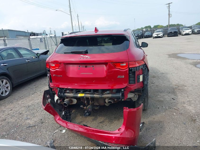 2017 Jaguar F-Pace VIN: SADCL2BVXHA060578 Lot: 12048218