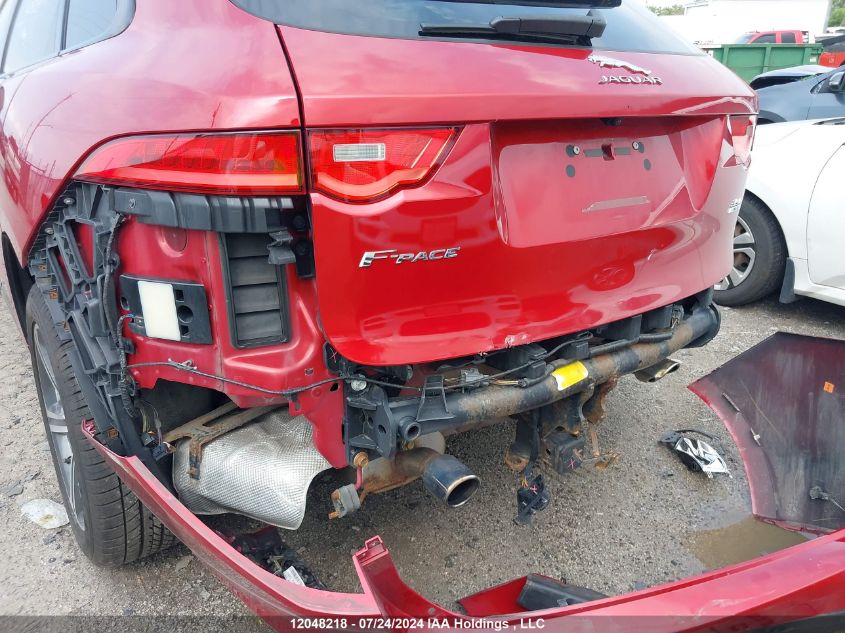 2017 Jaguar F-Pace VIN: SADCL2BVXHA060578 Lot: 12048218