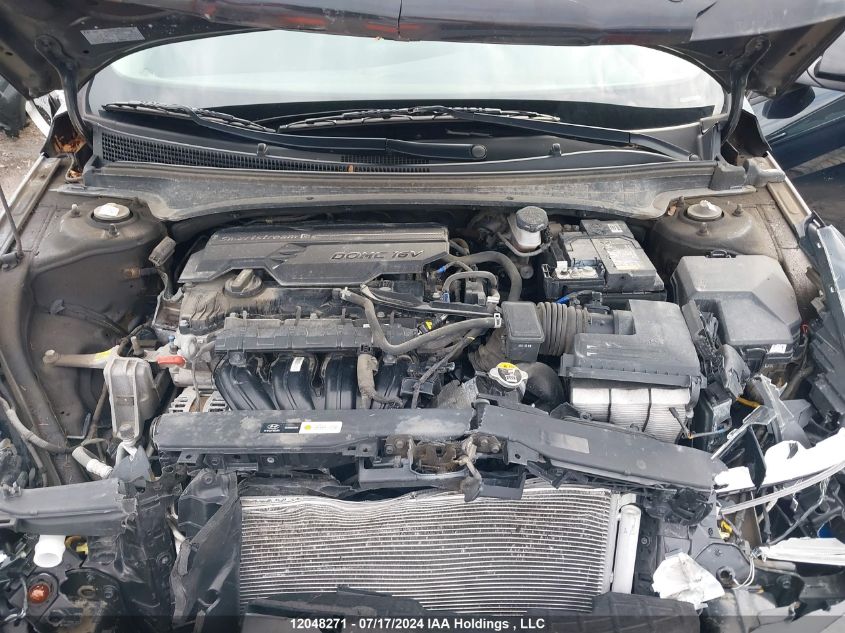 2021 Hyundai Elantra Preferred Ivt With Sun And Tech Package VIN: KMHLM4AG8MU179256 Lot: 12048271