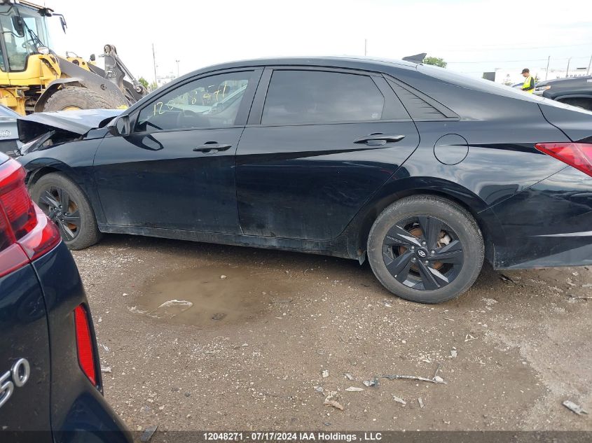 2021 Hyundai Elantra Preferred Ivt With Sun And Tech Package VIN: KMHLM4AG8MU179256 Lot: 12048271