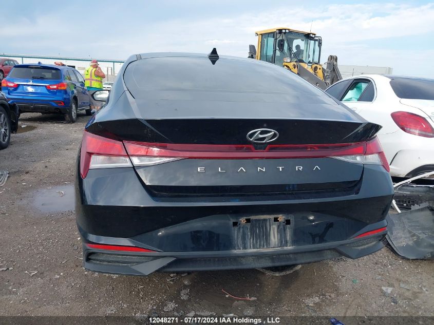 2021 Hyundai Elantra Preferred Ivt With Sun And Tech Package VIN: KMHLM4AG8MU179256 Lot: 12048271