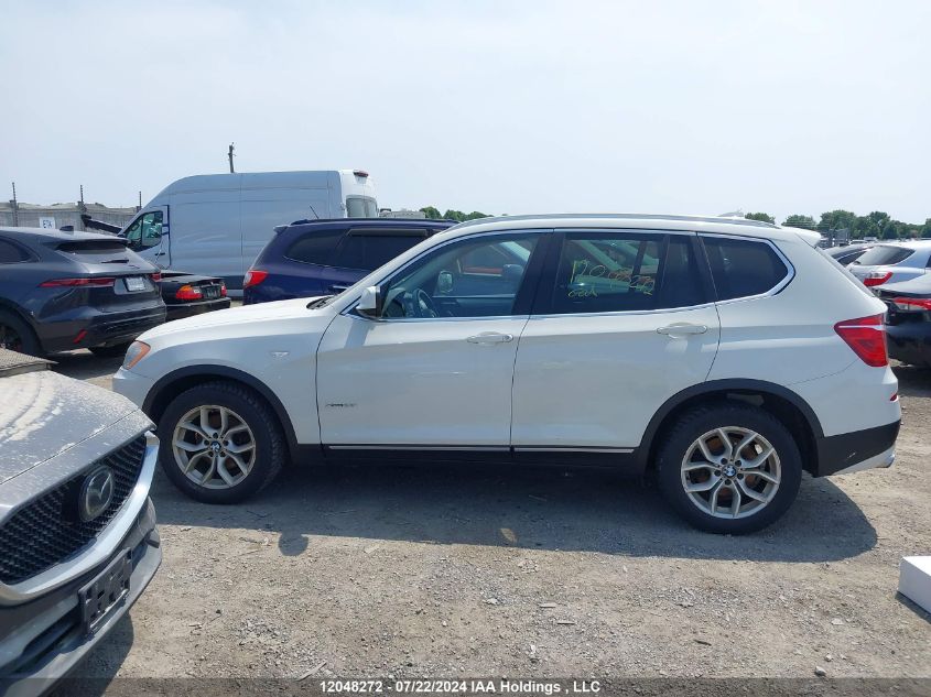 2014 BMW X3 VIN: 5UXWX9C53E0D18057 Lot: 12048272