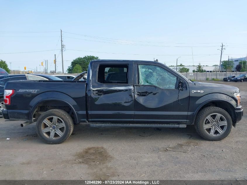 2019 Ford F150 Supercrew VIN: 1FTEW1E50KFC90612 Lot: 12048290