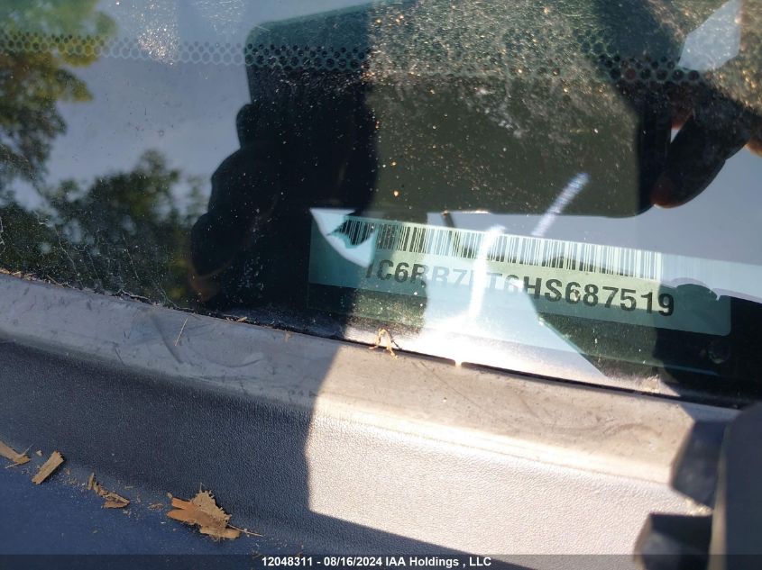 2017 Ram 1500 Slt VIN: 1C6RR7LT6HS687519 Lot: 12048311