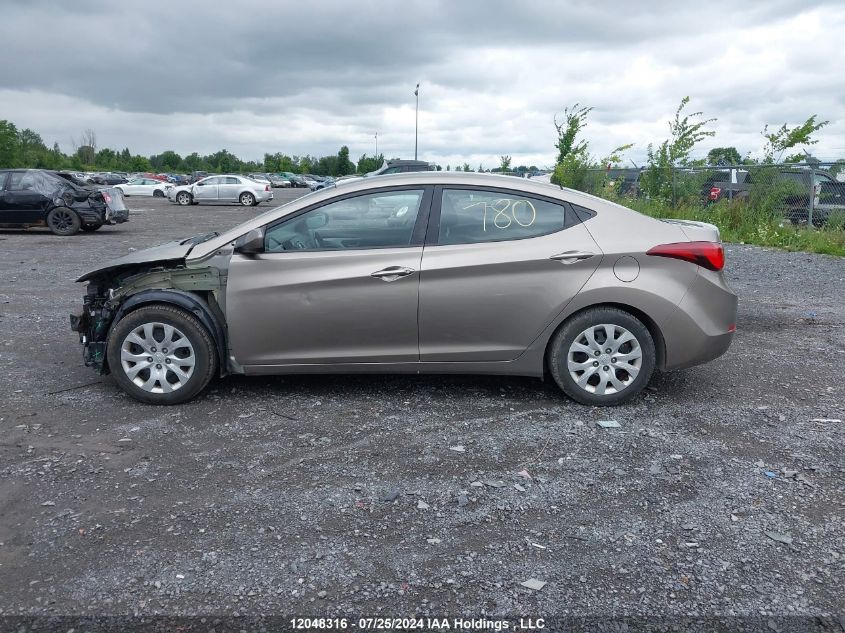 2016 Hyundai Elantra VIN: 5NPDH4AE9GH745399 Lot: 12048316