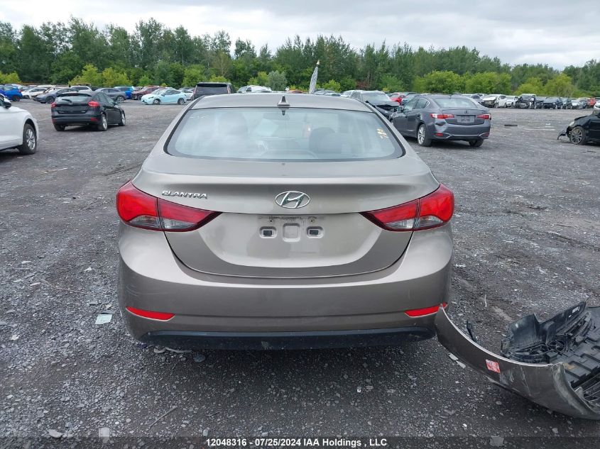 2016 Hyundai Elantra VIN: 5NPDH4AE9GH745399 Lot: 12048316