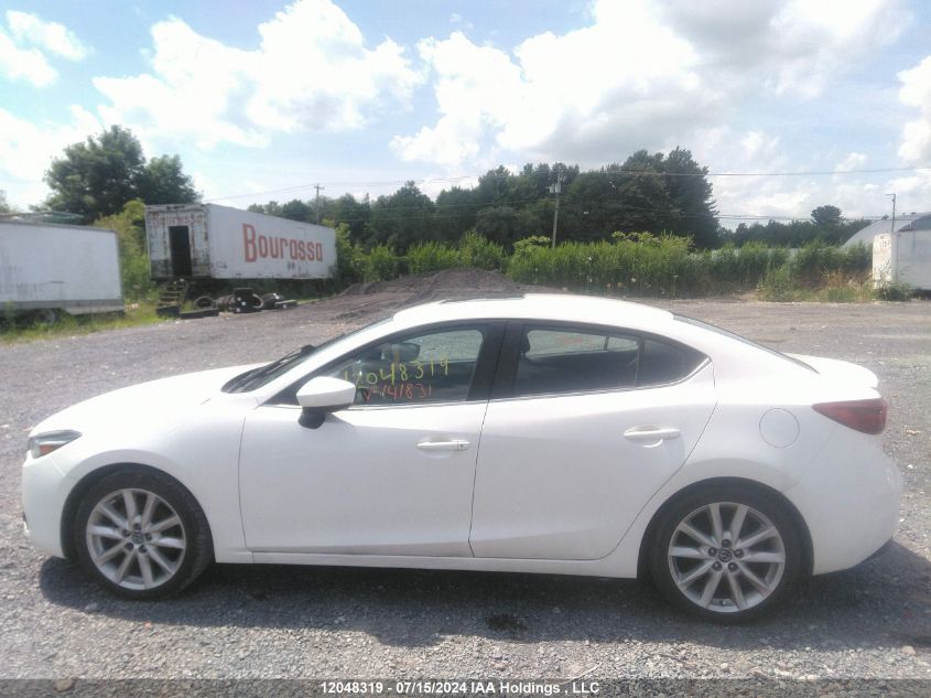2017 Mazda Mazda3 VIN: JM1BN1W31H1141831 Lot: 12048319