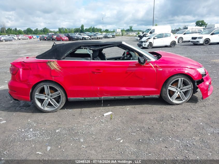 2017 Audi A3 VIN: WAUW8LFF1H1042714 Lot: 12048325