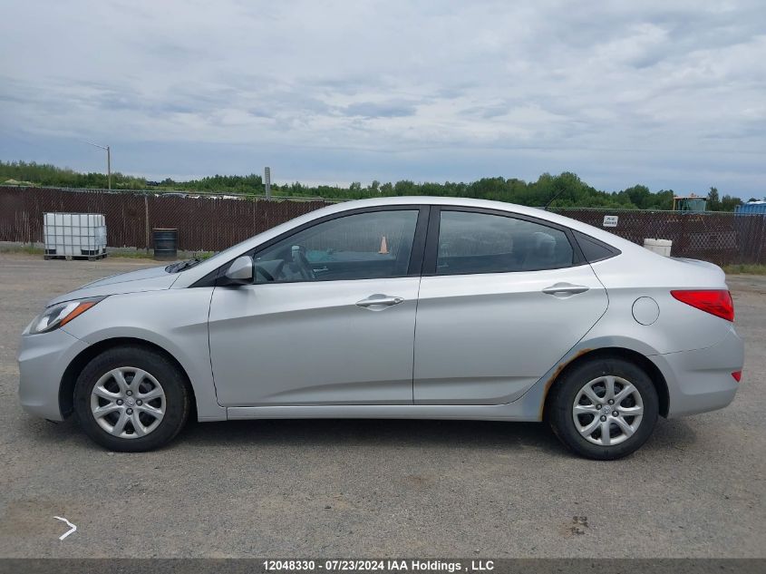 2012 Hyundai Accent Gl VIN: KMHCT4AE5CU049385 Lot: 12048330