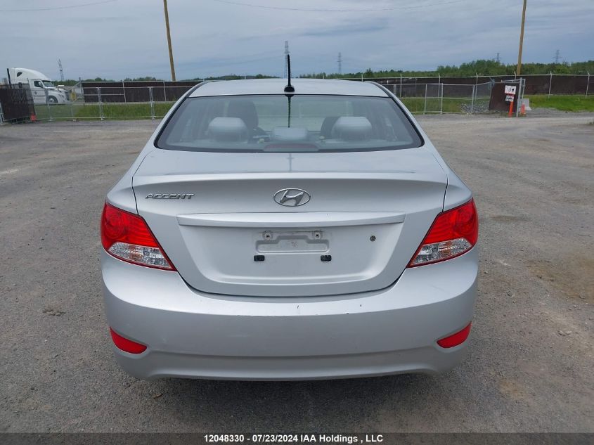 2012 Hyundai Accent Gl VIN: KMHCT4AE5CU049385 Lot: 12048330