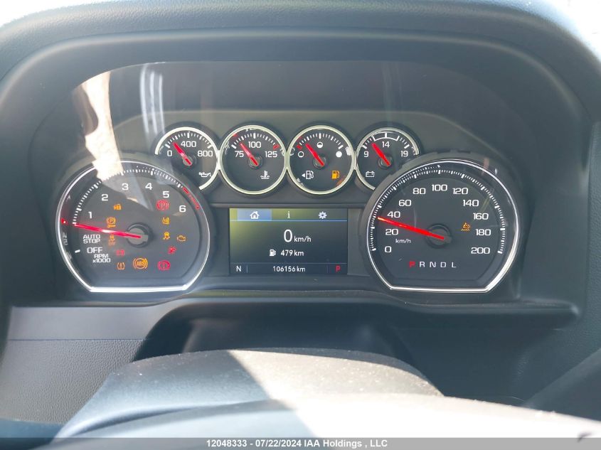 2022 Chevrolet Silverado 1500 Ltd VIN: 1GCUYEETXNZ181329 Lot: 12048333