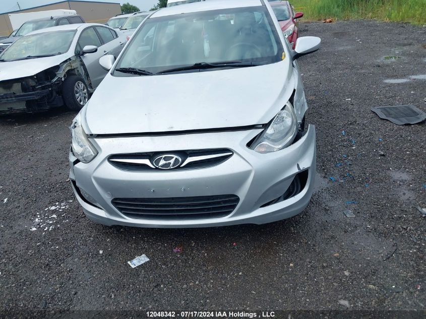 2013 Hyundai Accent Gl VIN: KMHCT5AE5DU084774 Lot: 12048342